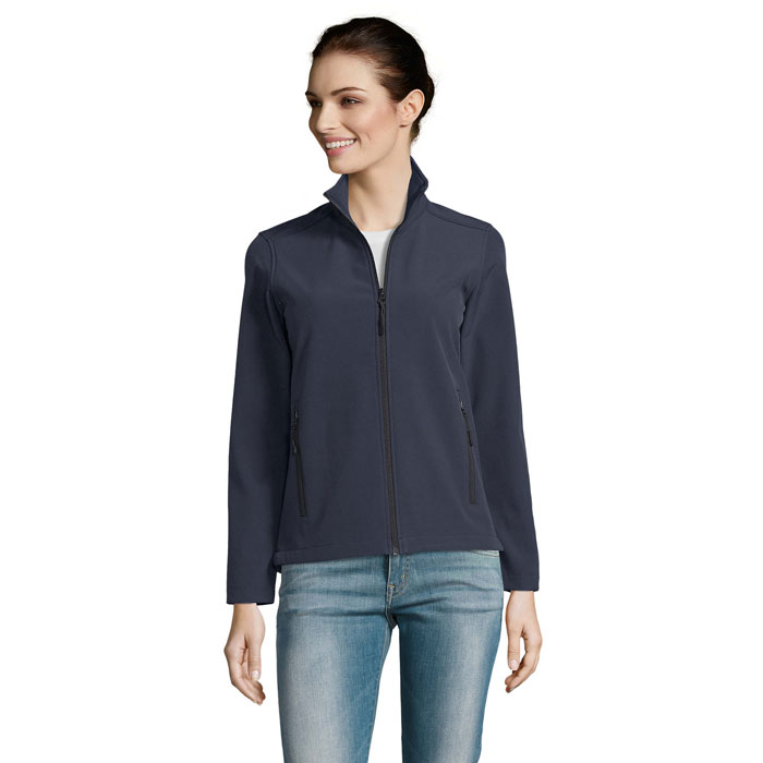 Veste softshell publicitaire pour Femme 280g French Marine